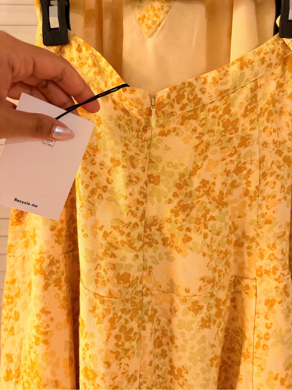Reformation Yellow Halter Floral Midi Dress - Picture 5 of 13